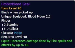 Emberblood Seal wow sod phase 2